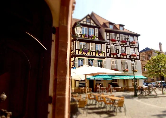 Hotel Logis Restaurant Au Cerf D'or Straatsburg